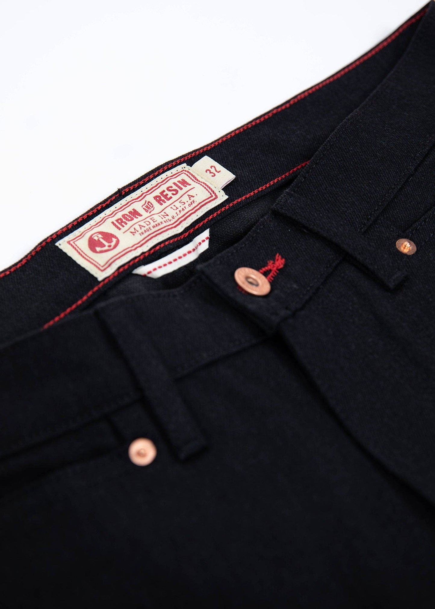 Enduro Reinforced Denim Jeans in Black