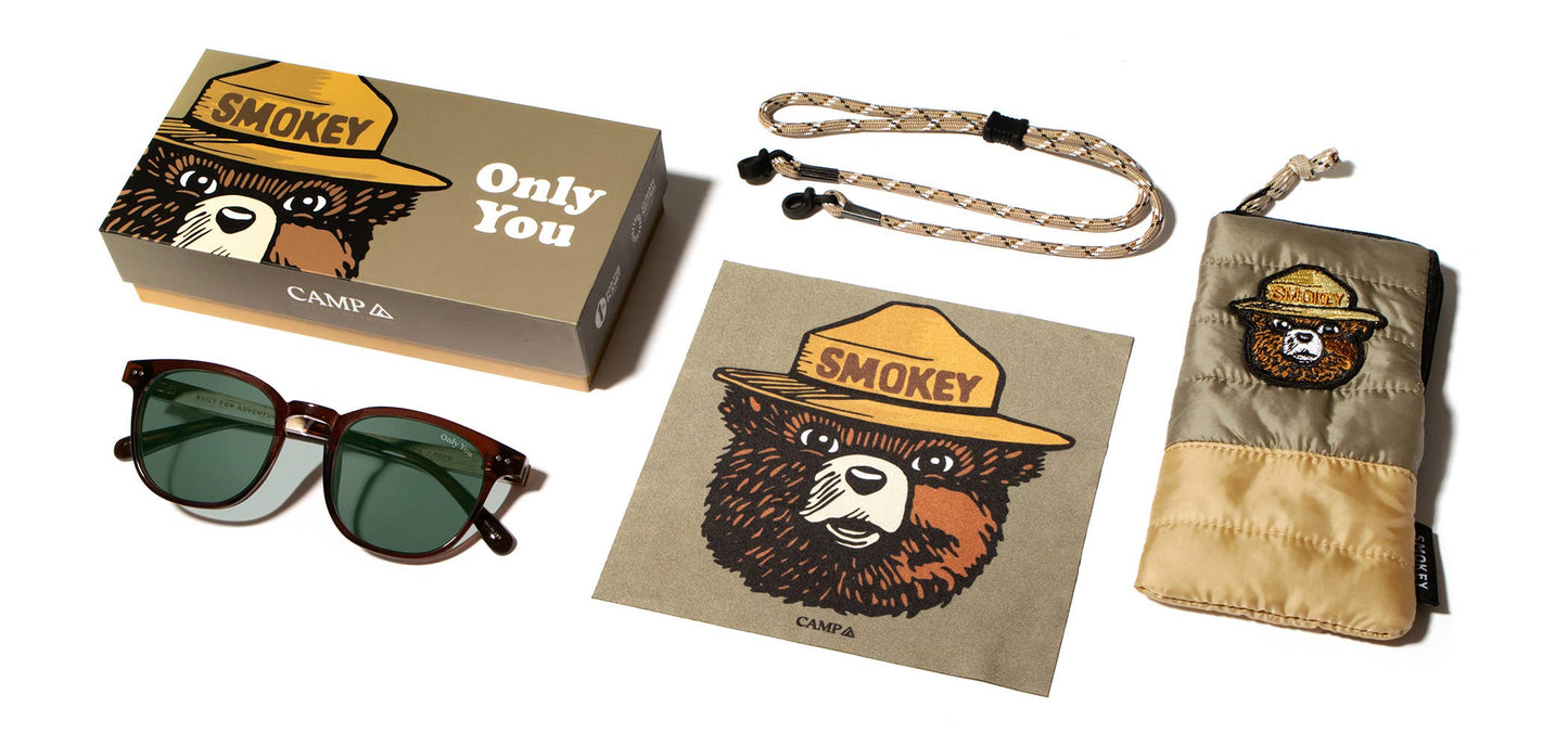Smokey Bear x CAMP Topo Sunglasses - Clay