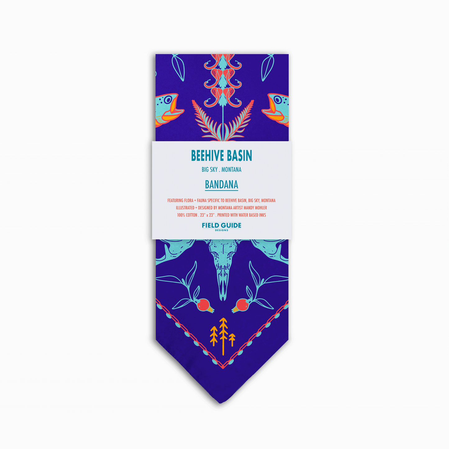 Beehive Basin, Big Sky, Montana Bandana - NEW