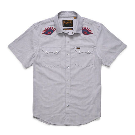 Crosscut Deluxe Snapshirt - Light Grey