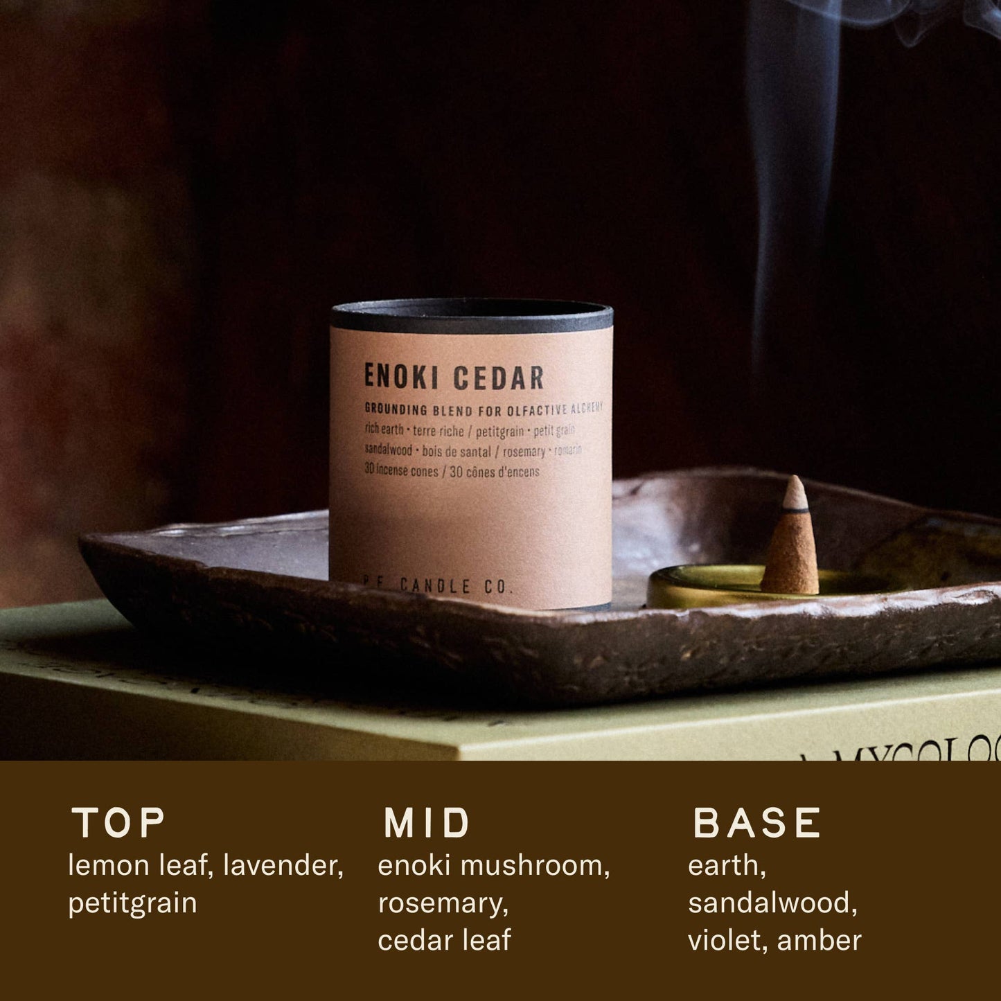 Enoki Cedar - Alchemy Incense Cones