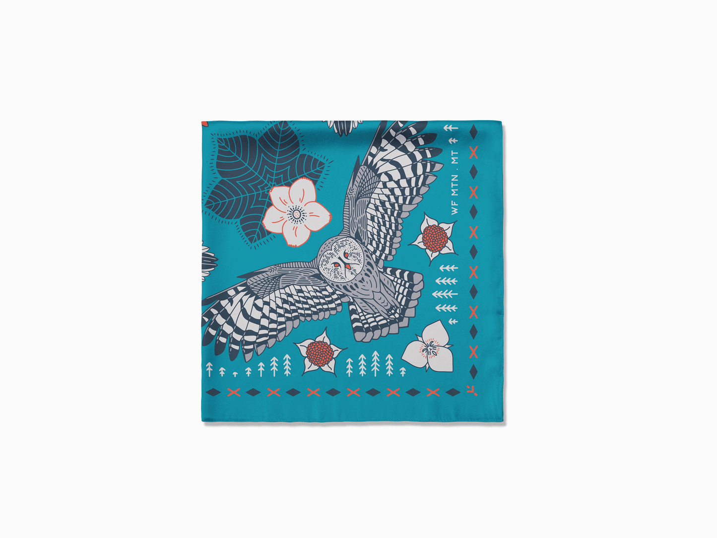 Whitefish Mountain, Flathead Valley, Montana Bandana NEW
