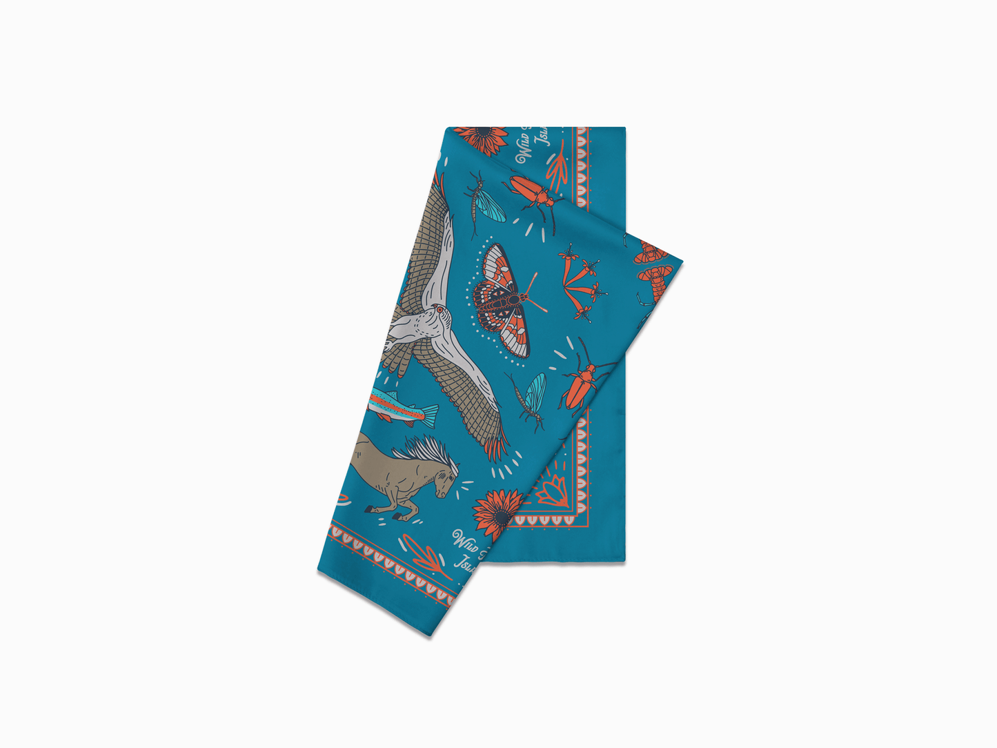 Wild Horse Island, Flathead Lake, Montana Bandana - NEW