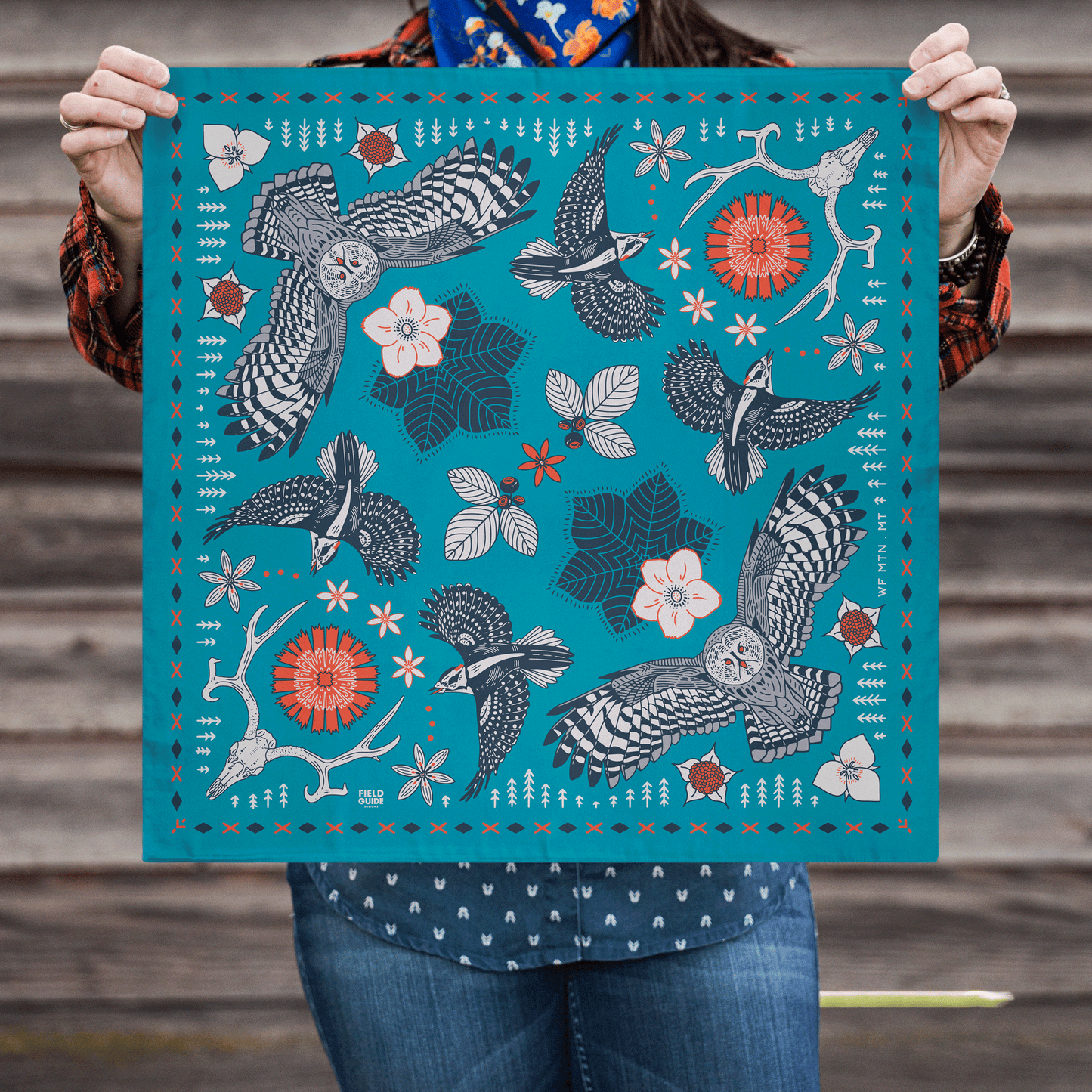 Whitefish Mountain, Flathead Valley, Montana Bandana NEW