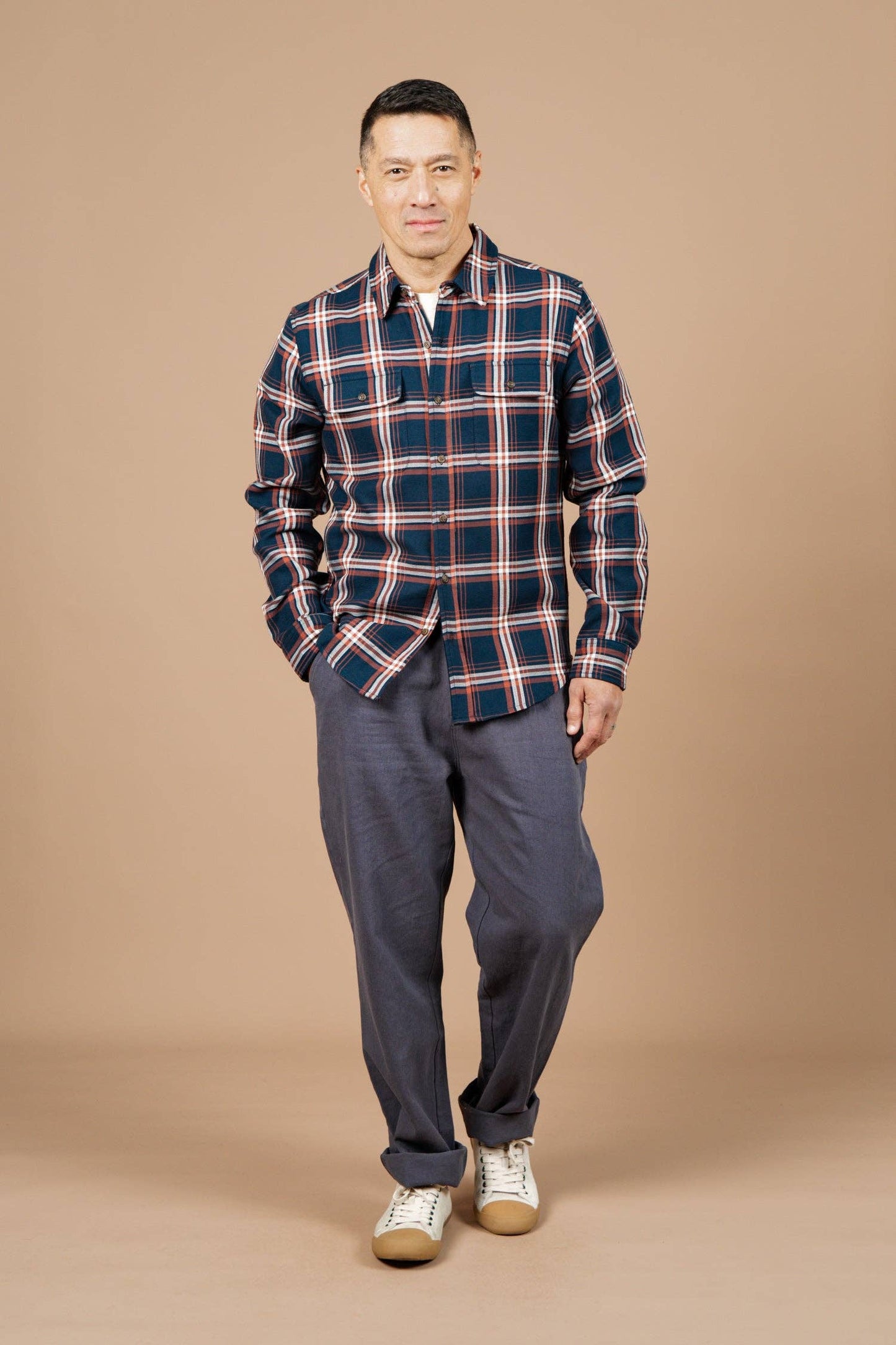 Cole Slim Shirt / Timber Blanket Plaid