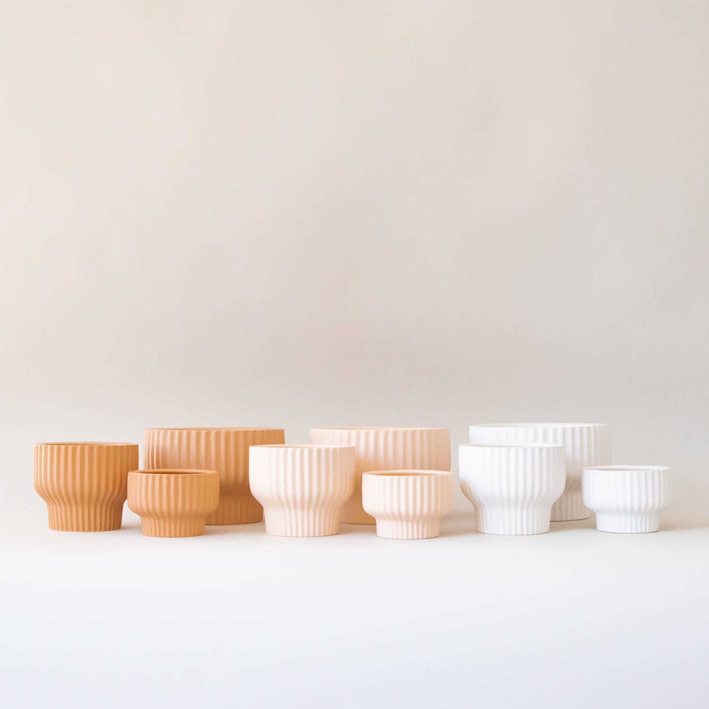 Presley Pedestal Pot | Latte (Limited Edition)