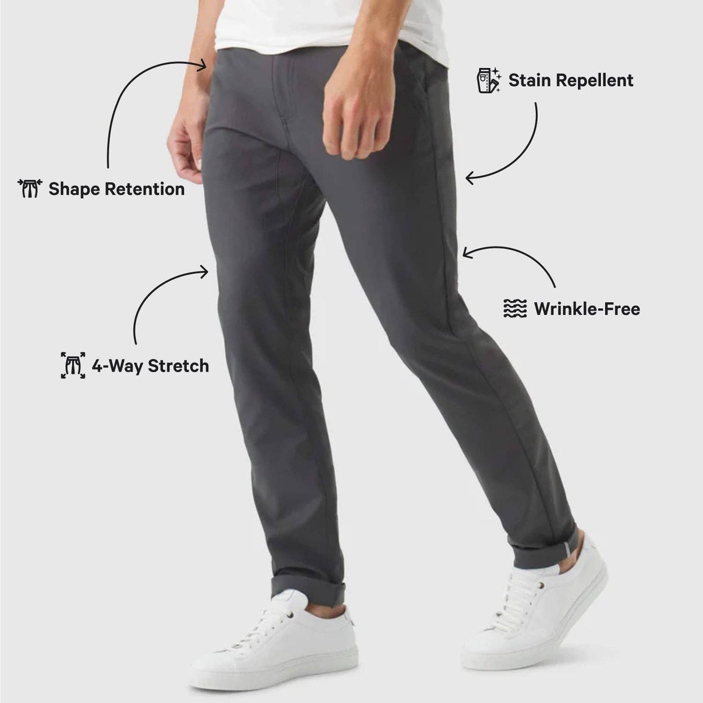 Jetsetter Pants - Charcoal Pants