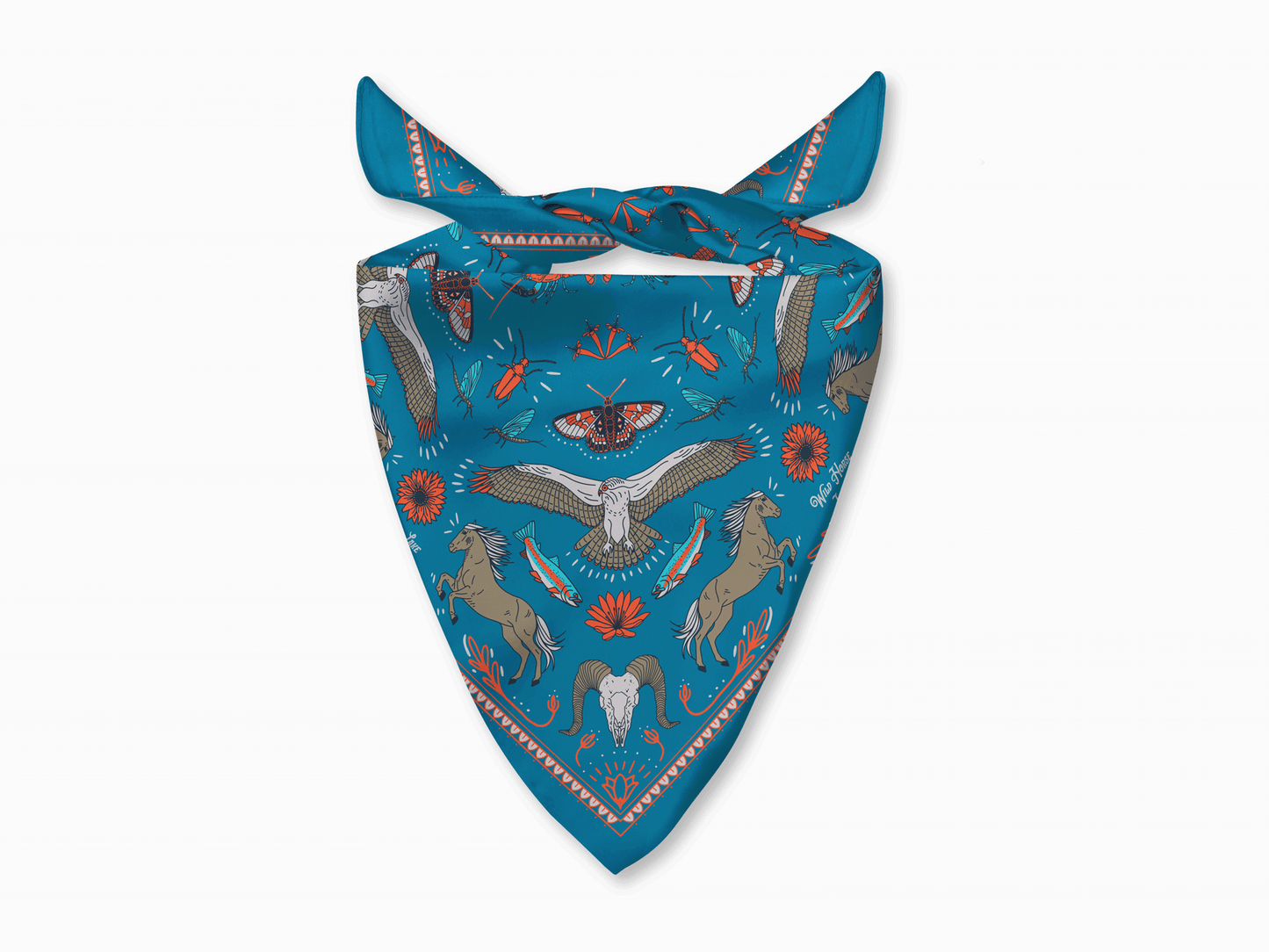 Wild Horse Island, Flathead Lake, Montana Bandana - NEW