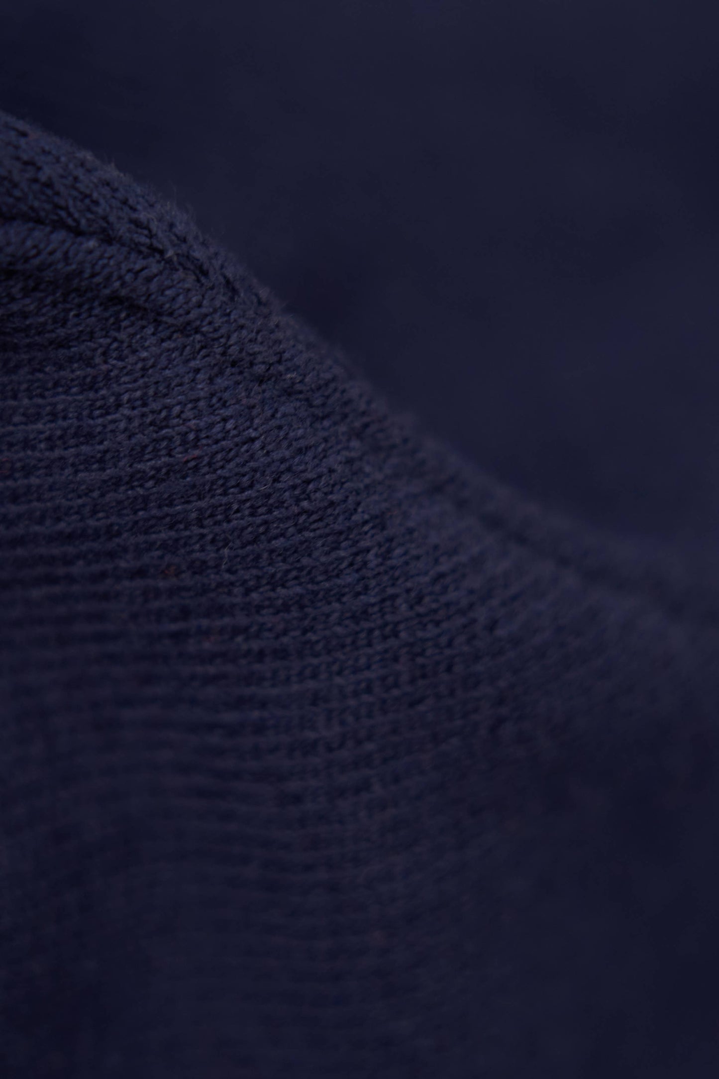 Amagansett Beach Upcycled Terry Cotton Sweater-Navy