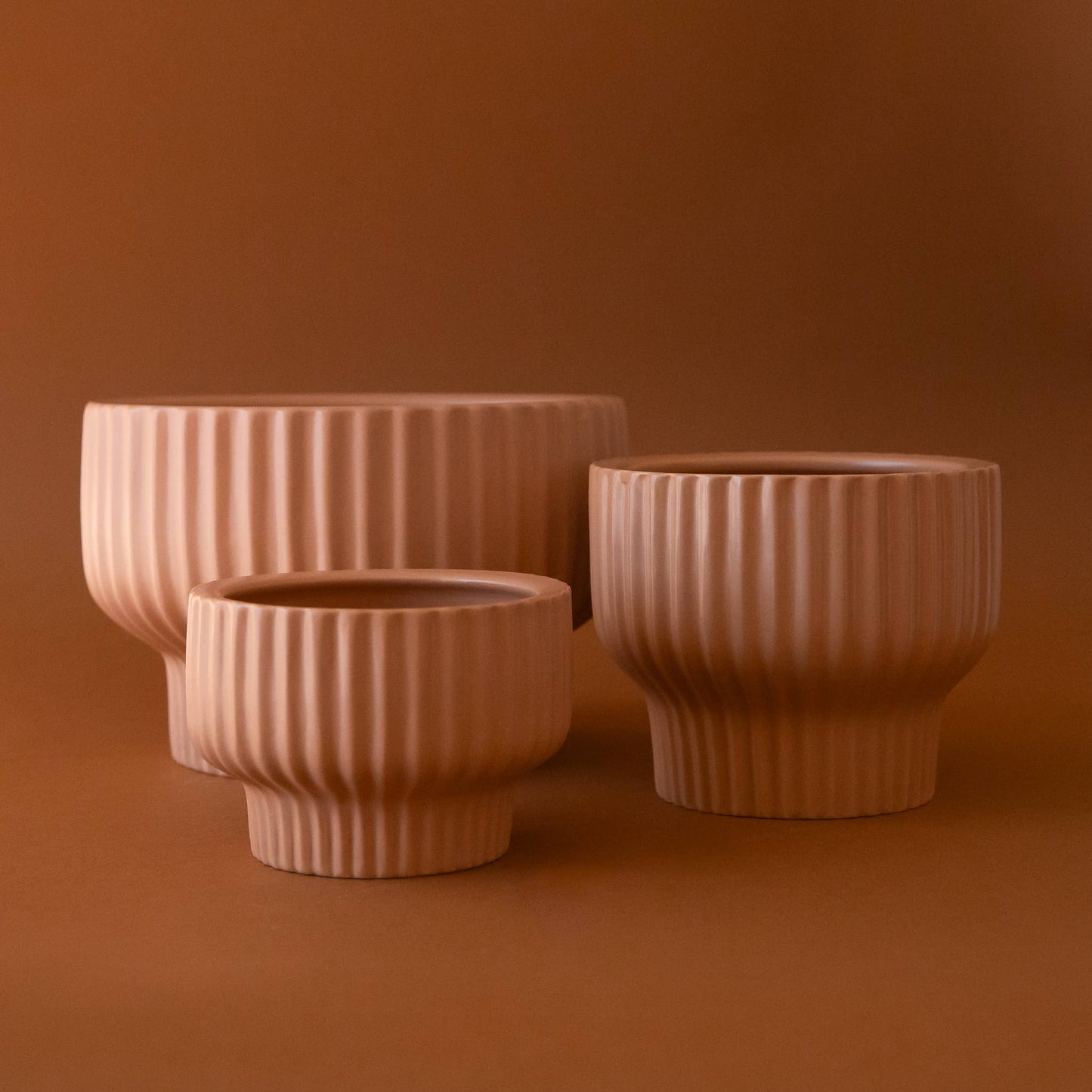 Presley Pedestal Pot | Latte (Limited Edition)