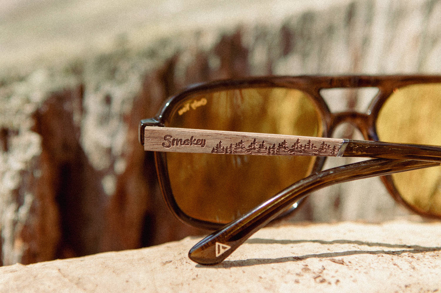 Smokey Bear x CAMP Glacier Sunglasses - Moss