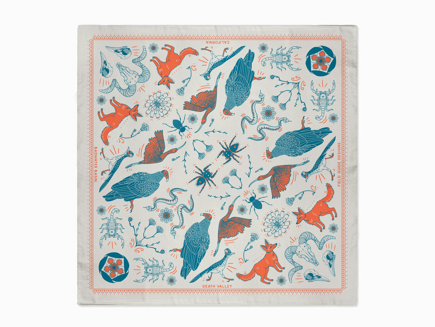 Badwater Basin - Death Valley Bandana - Natural