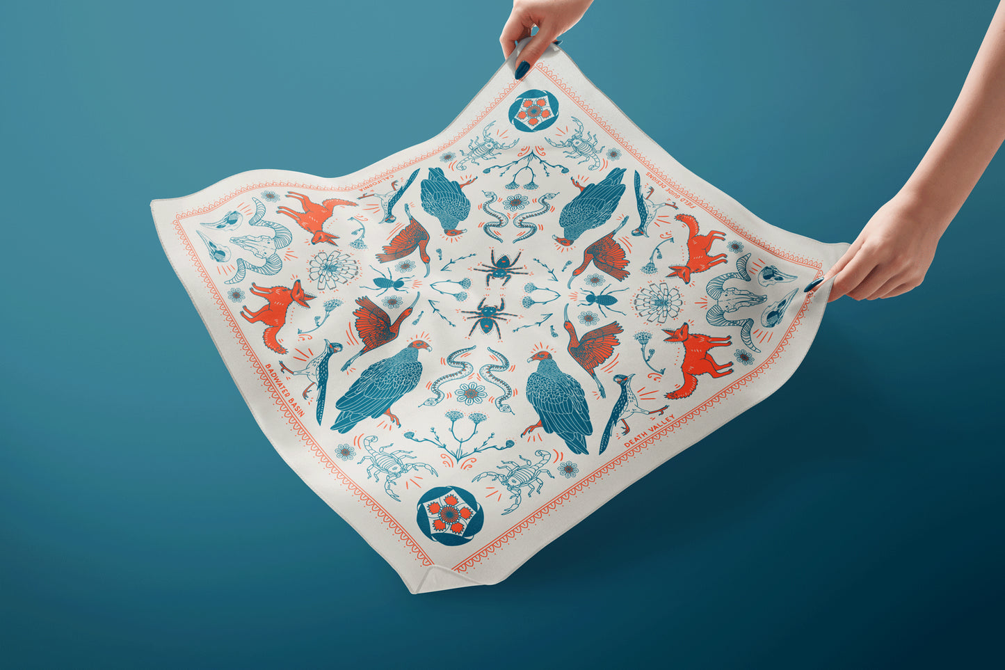 Badwater Basin - Death Valley Bandana - Natural