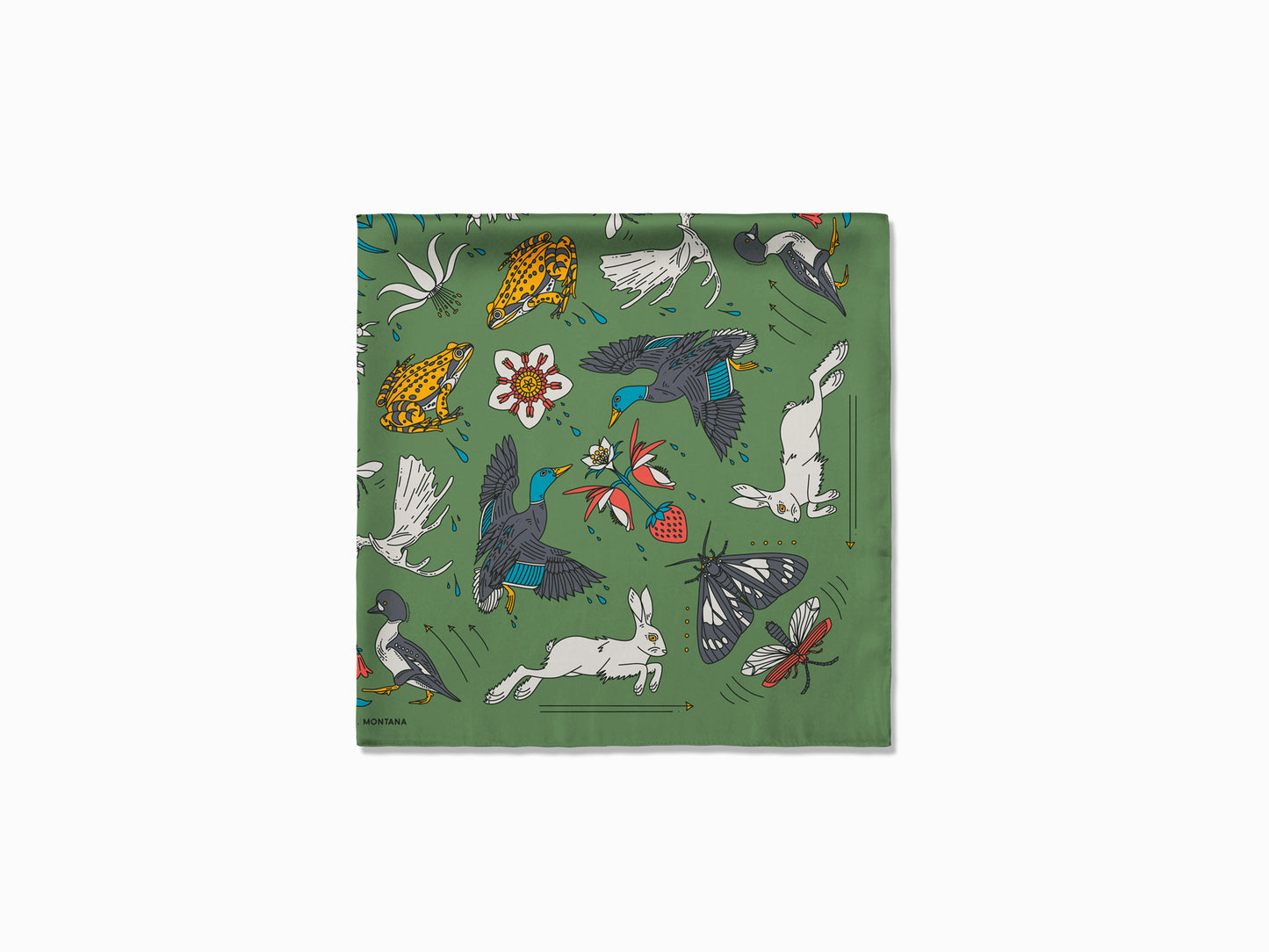 Hyalite Canyon - Bozeman, Montana - Landmark Bandana