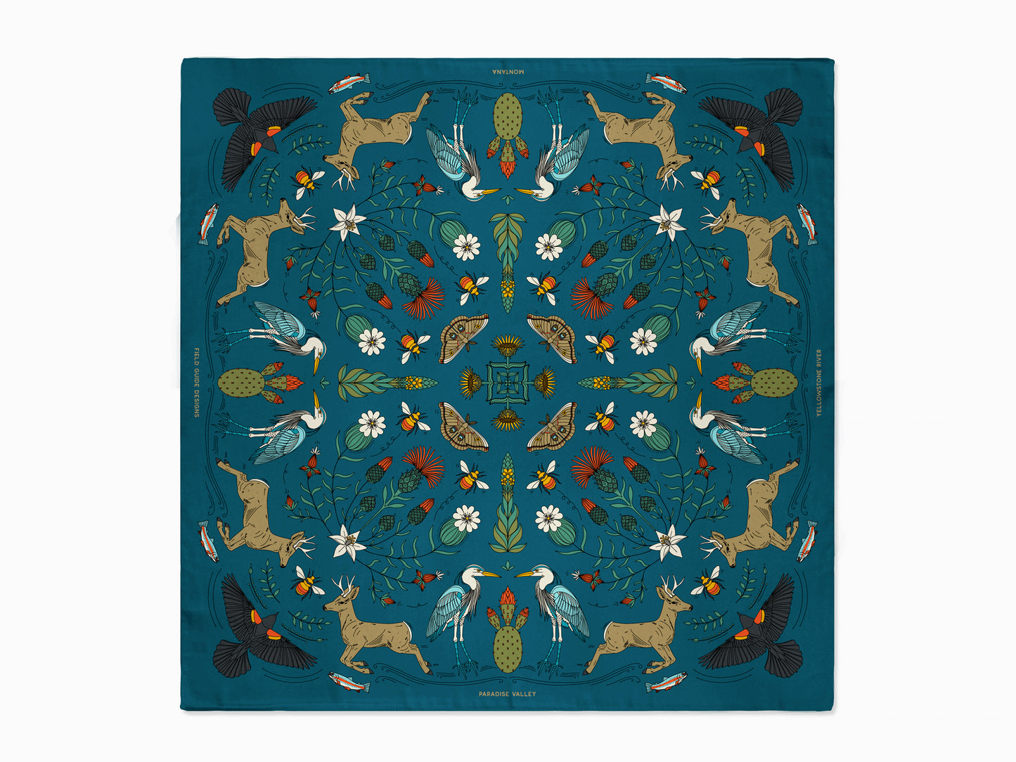 Paradise Valley - Yellowstone River - Montana - Landmark Bandana