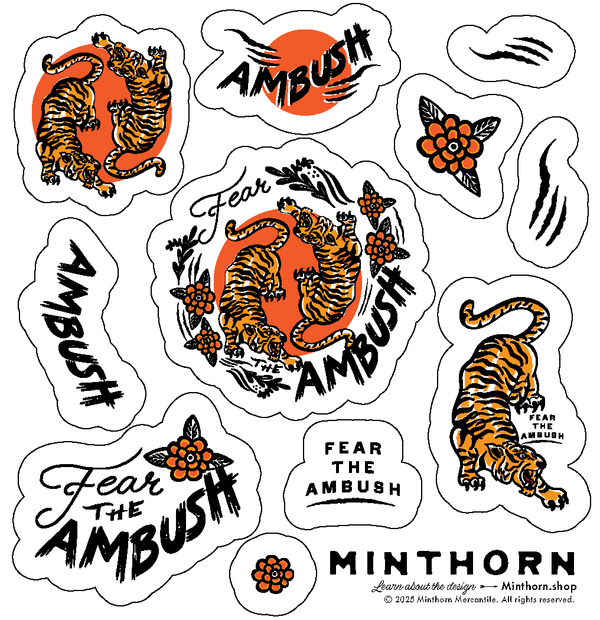 Fear the Ambush - Sticker Sheet