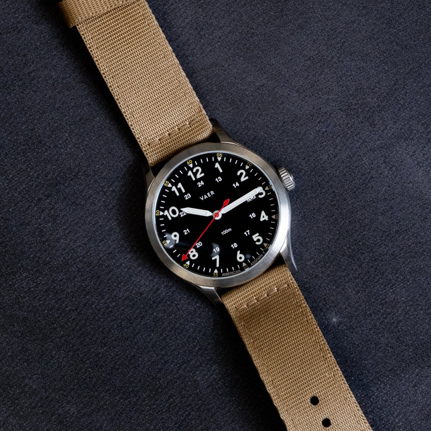 C5 Field Black Solar - 40mm USA