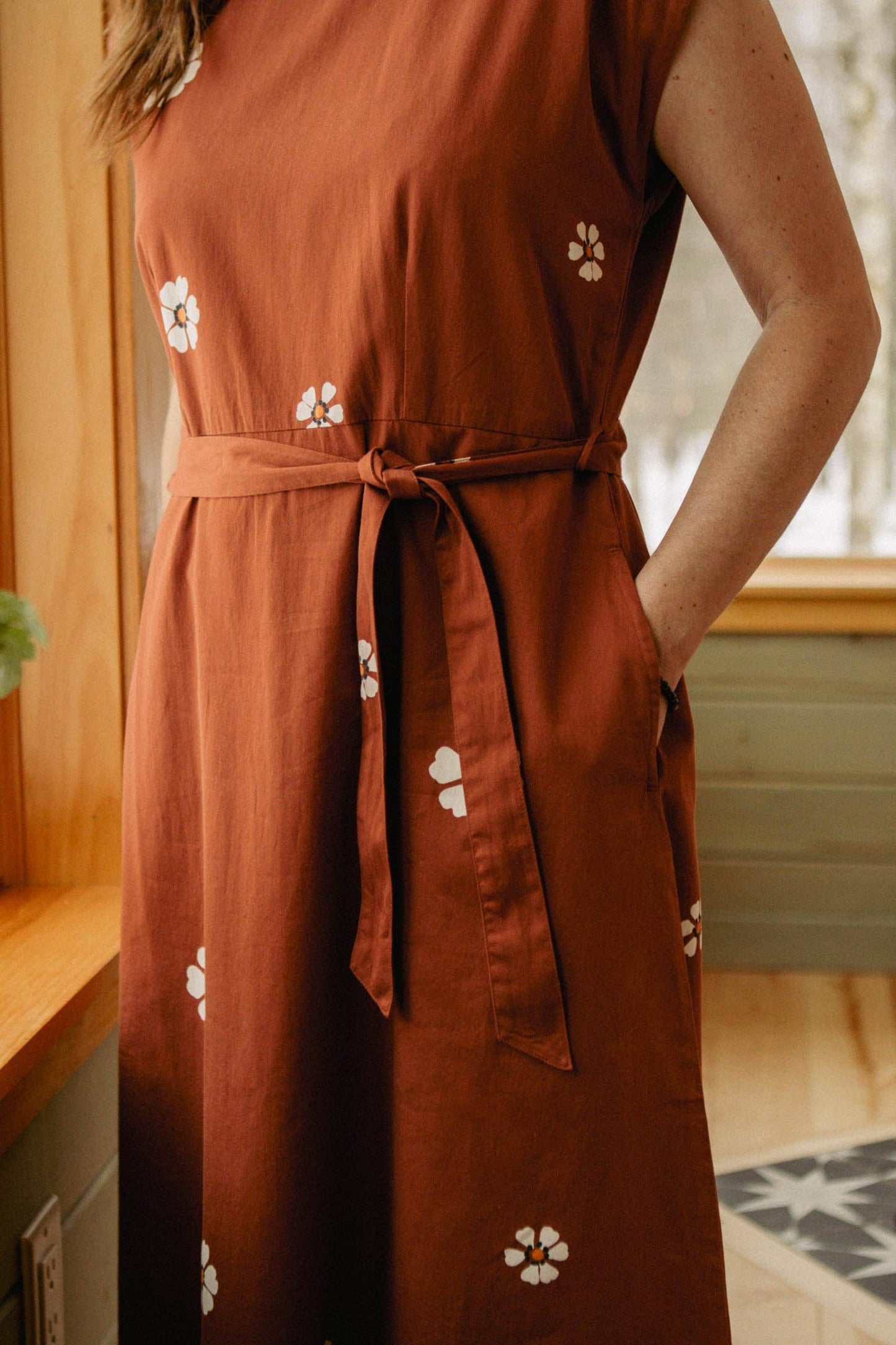 Eloise Dress / Redstone Bloom