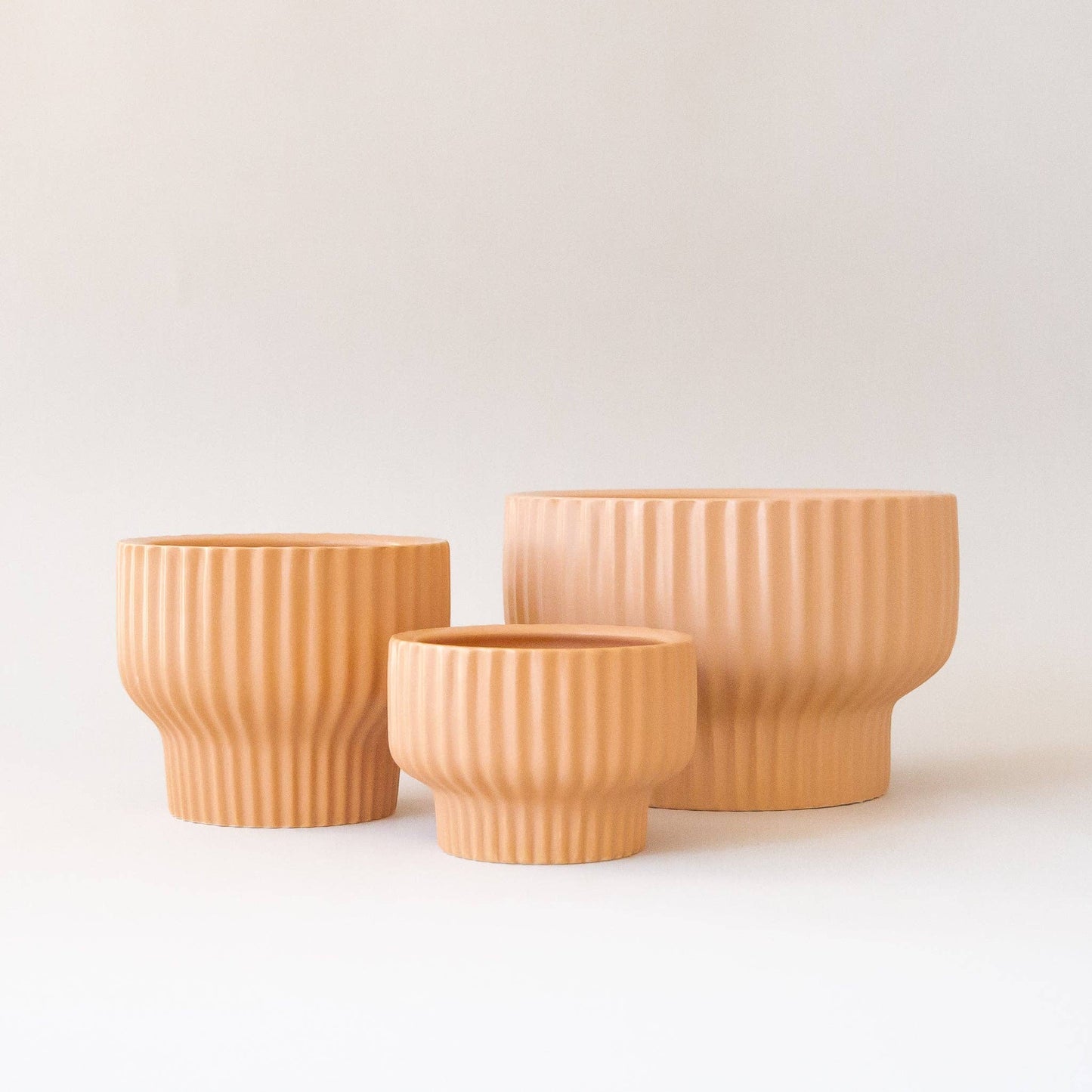 Presley Pedestal Pot | Latte (Limited Edition)