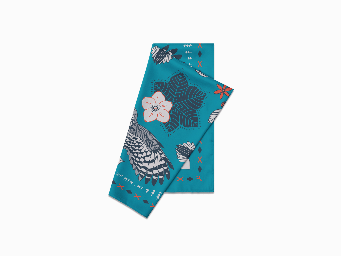 Whitefish Mountain, Flathead Valley, Montana Bandana NEW