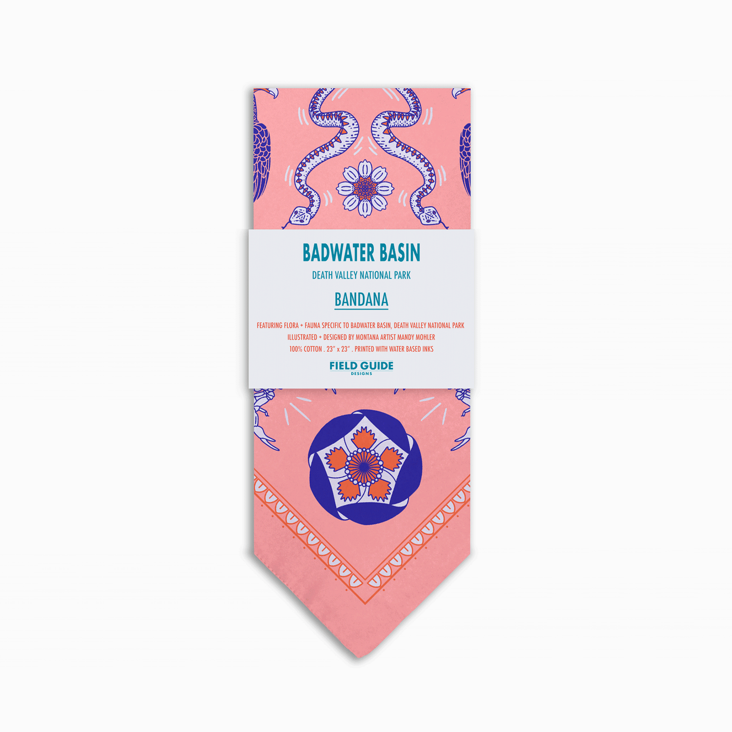 Badwater Basin, Death Valley Bandana
