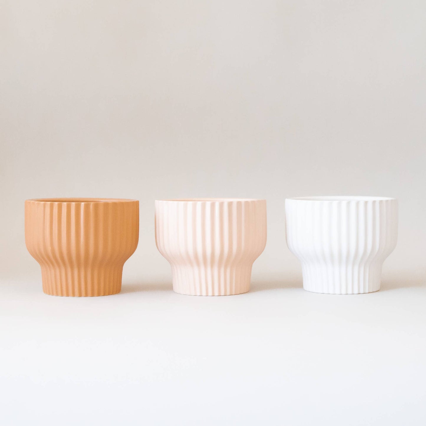 Presley Pedestal Pot | Latte (Limited Edition)