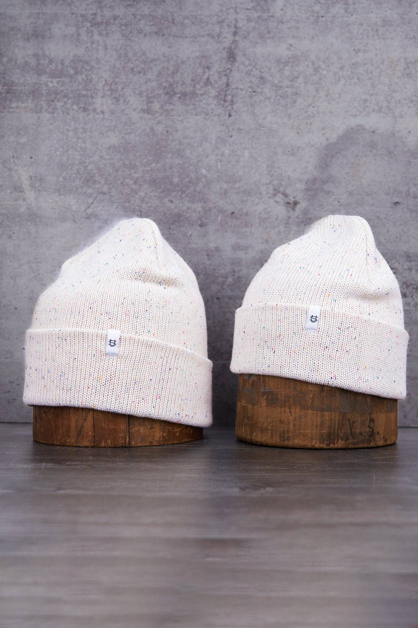 Cherry Red Easy Fit Upcycled Cotton Beanie - S/M and L/XL