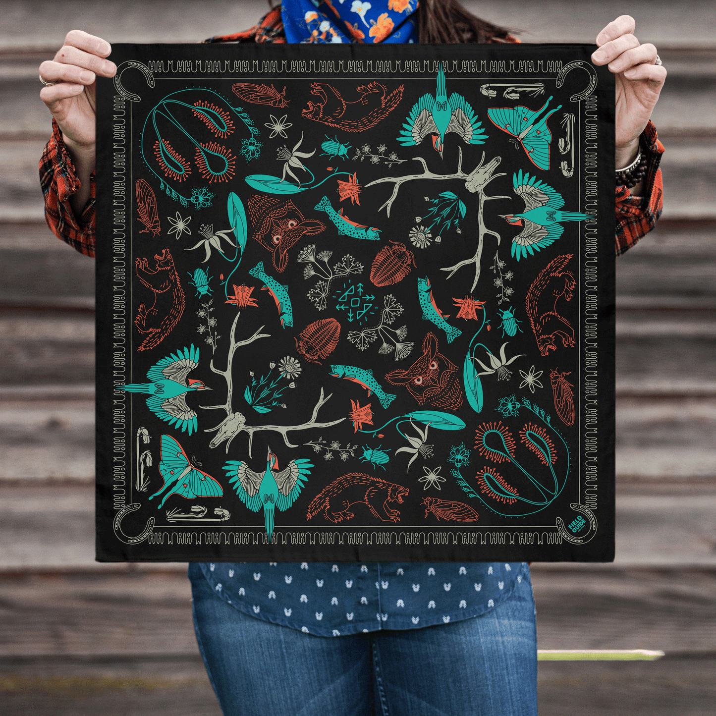 Bob Marshall Wilderness - Montana Landmark Bandana - NEW