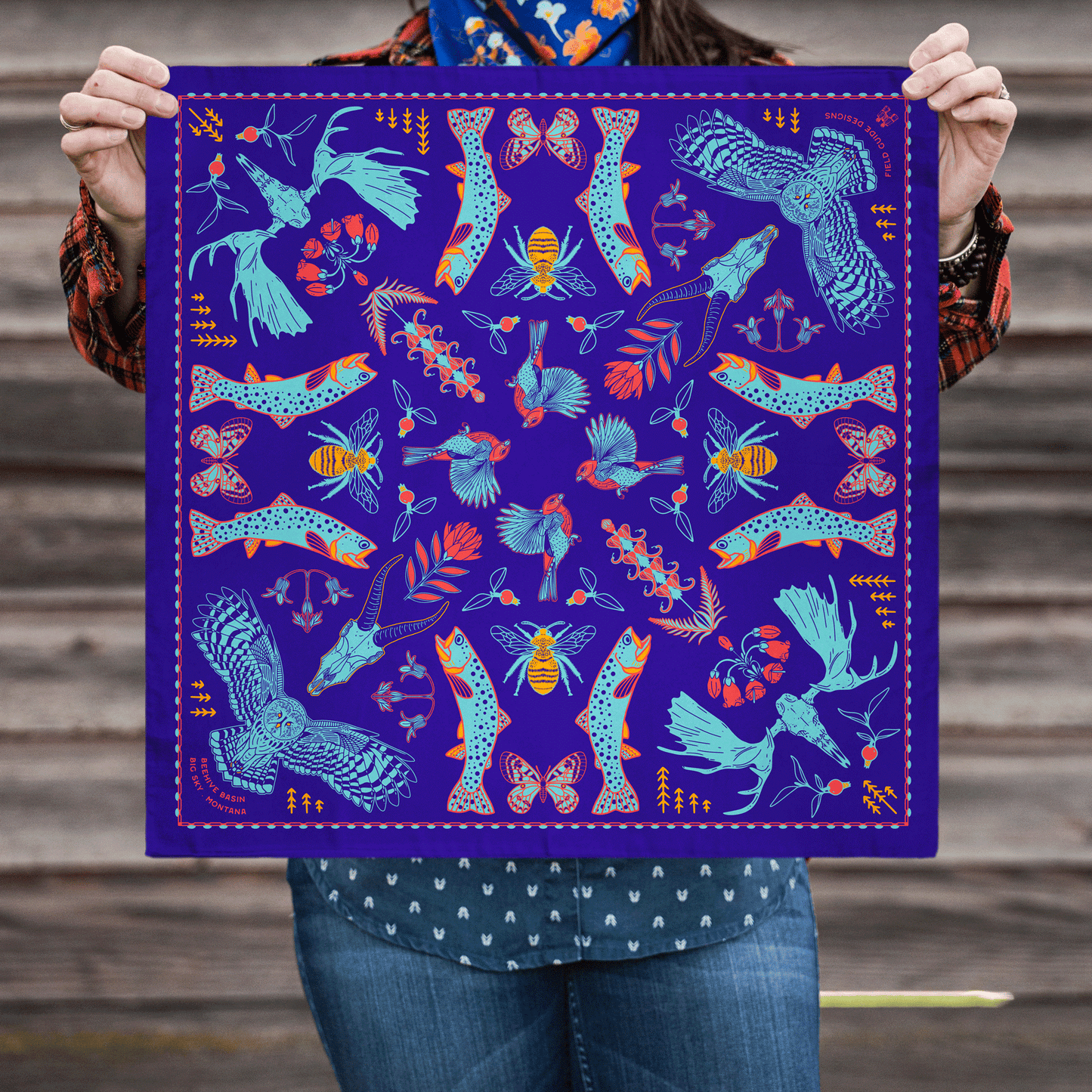 Beehive Basin, Big Sky, Montana Bandana - NEW