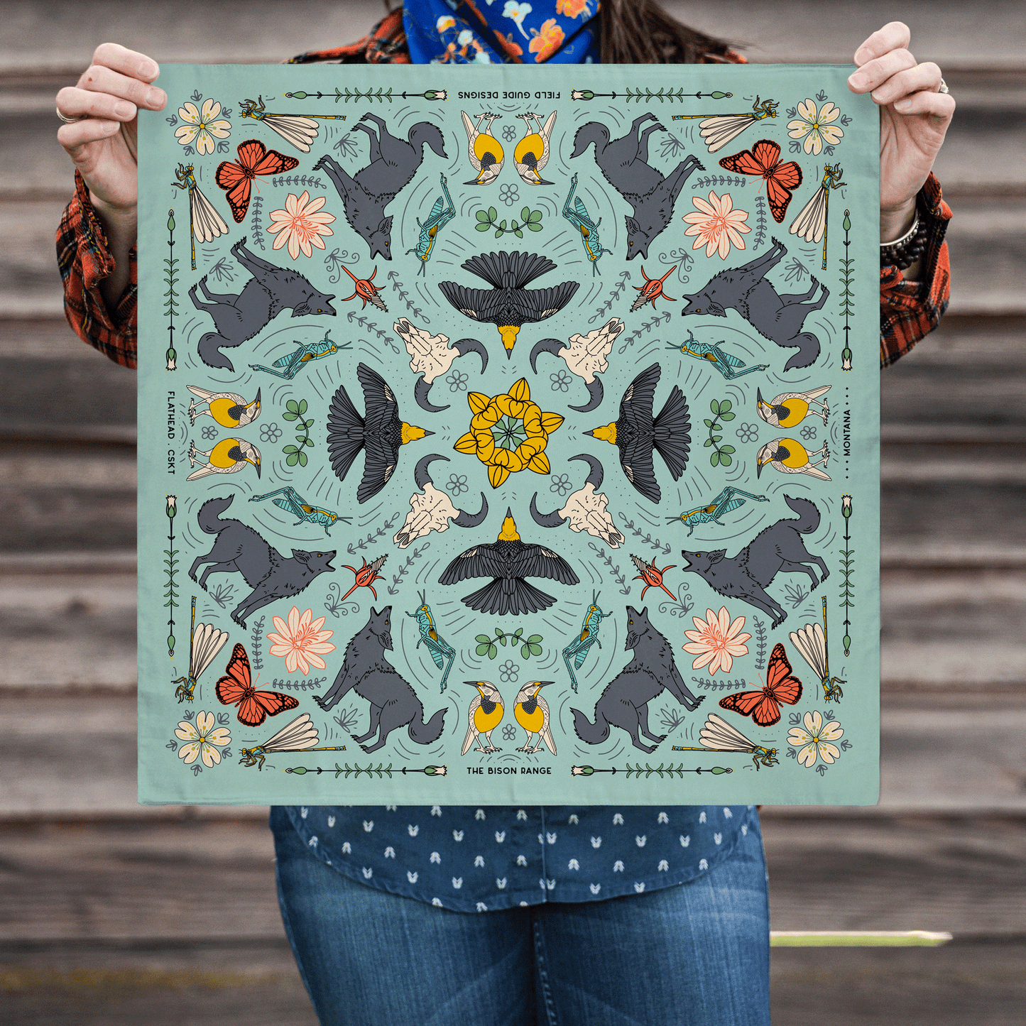 The Bison Range - Montana - Bandana