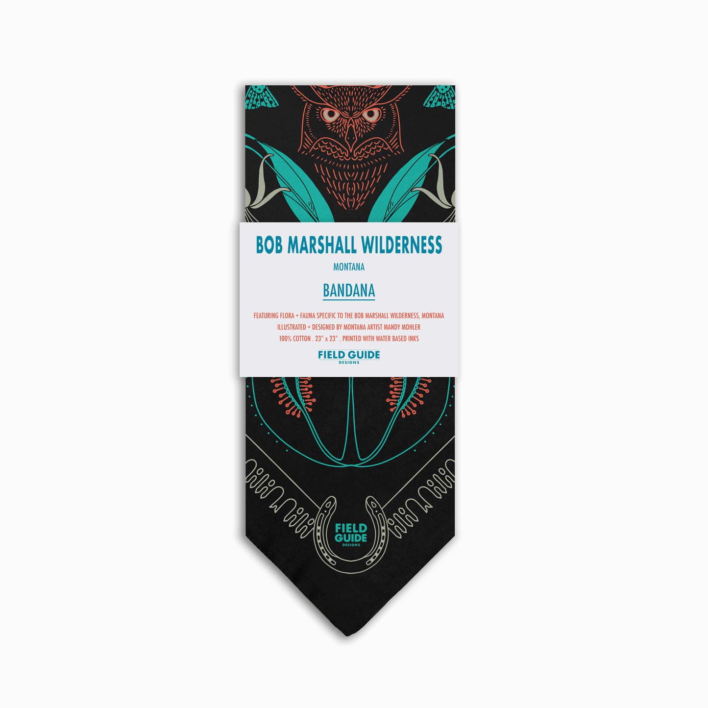 Bob Marshall Wilderness - Montana Landmark Bandana - NEW