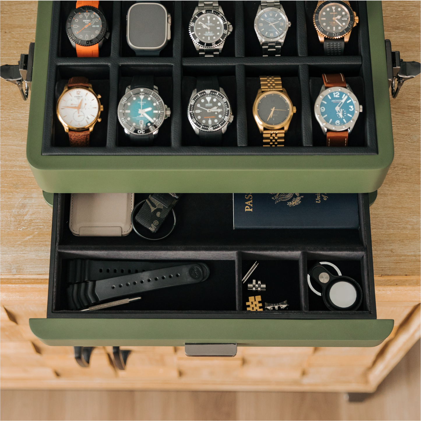 Military Watch Box - 10 Slot