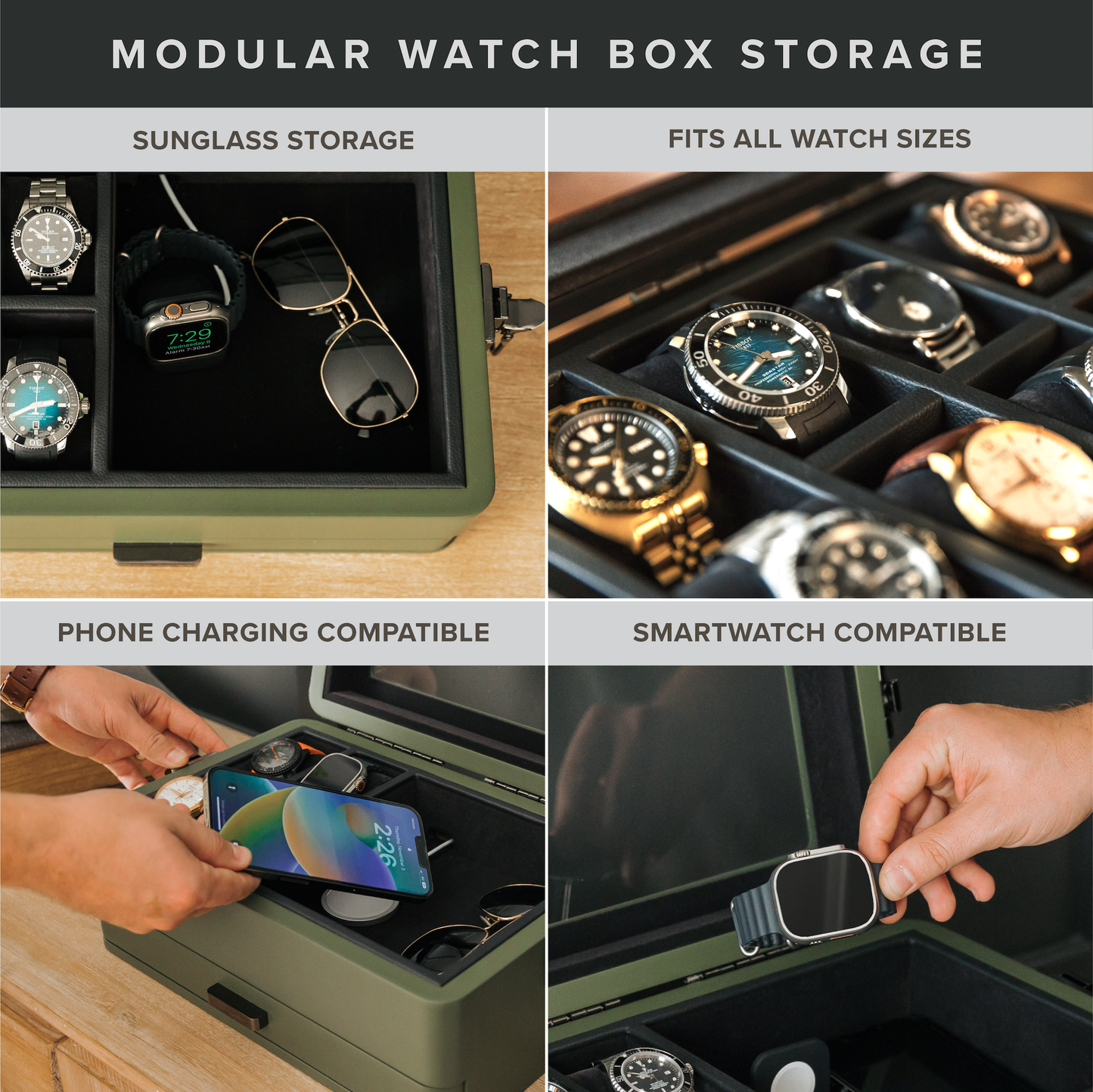Military Watch Box - 10 Slot