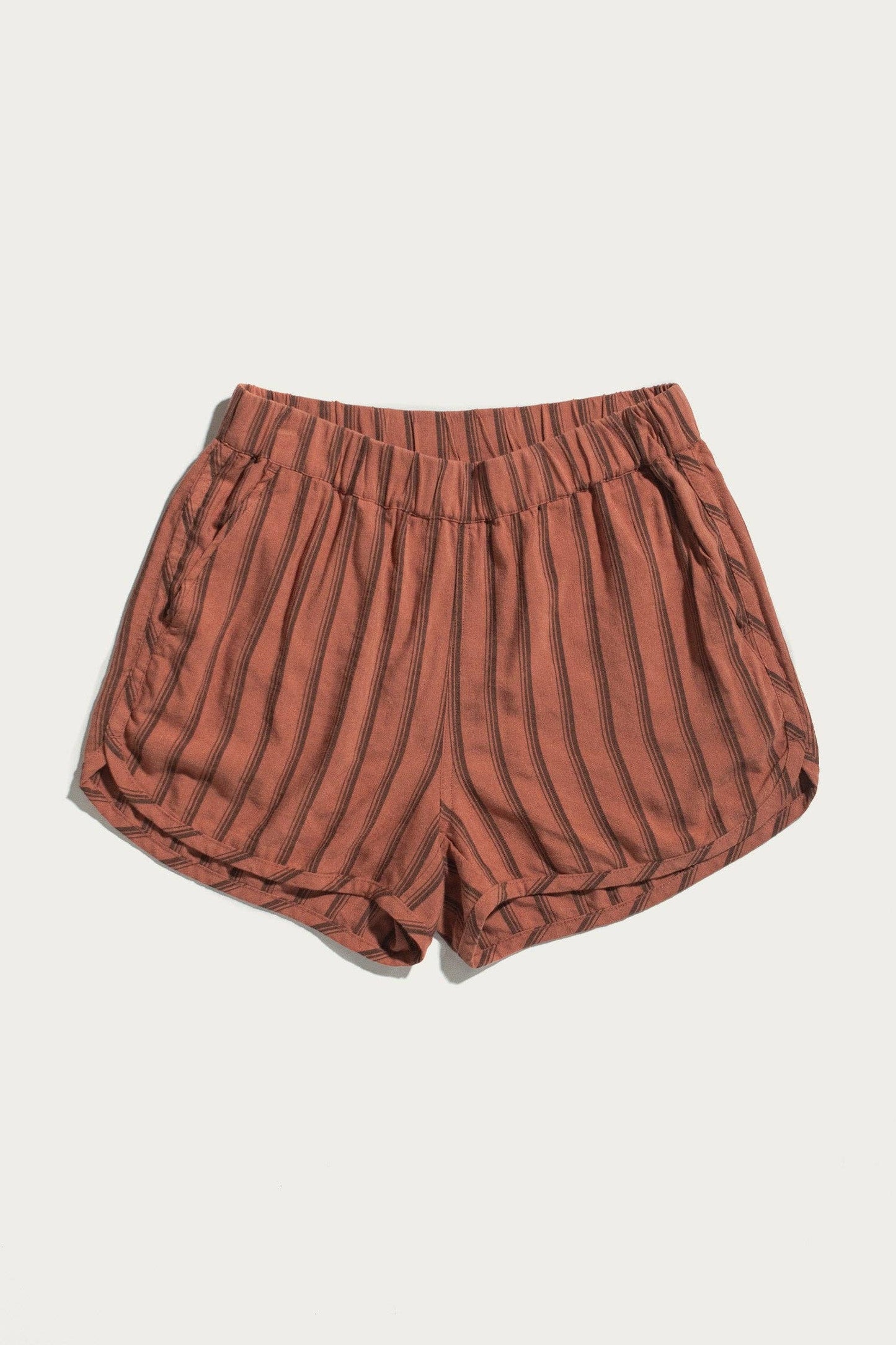 Luca Track Short / Rust Stripe