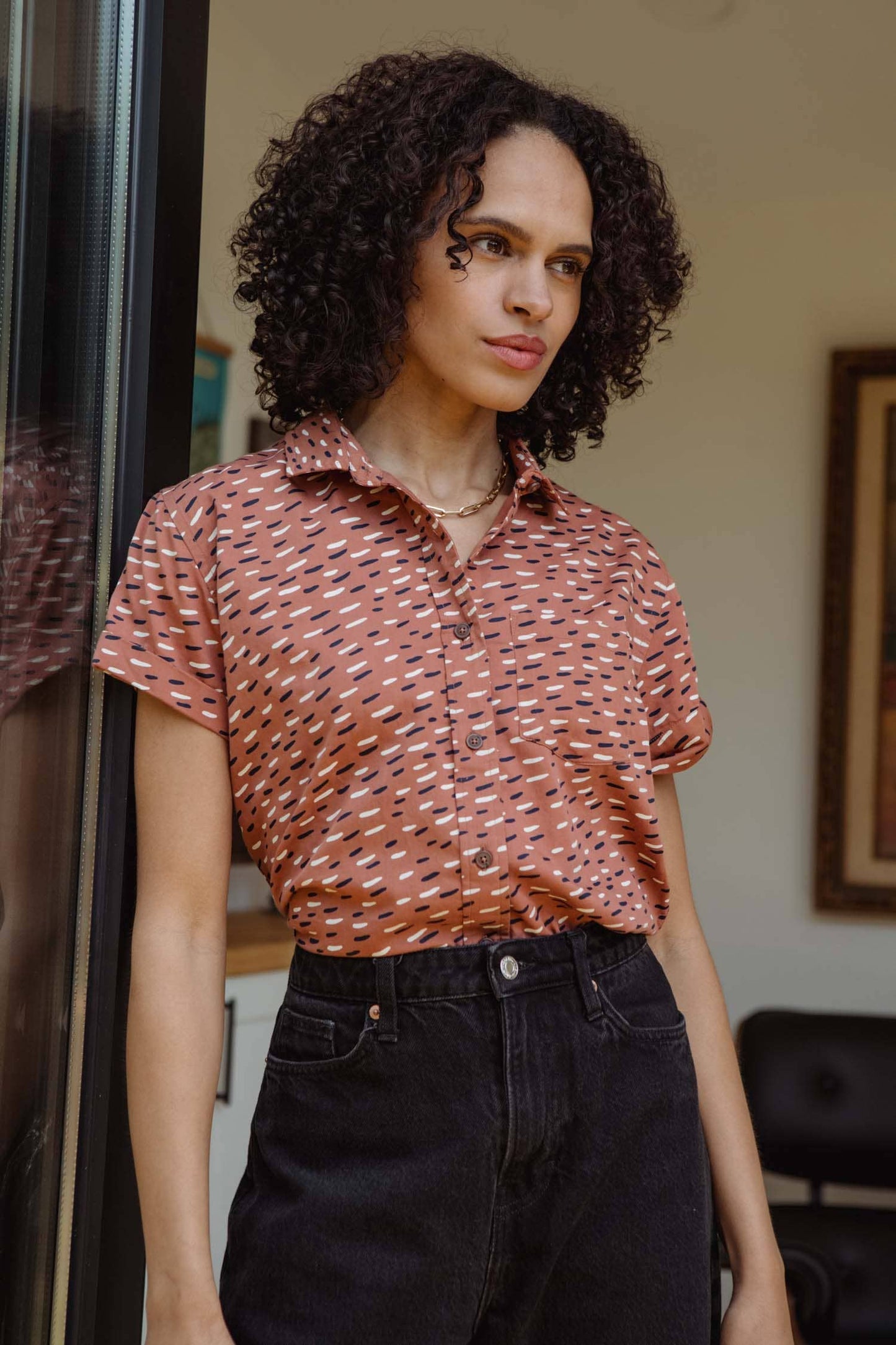 Bea Shirt / Desert Rain