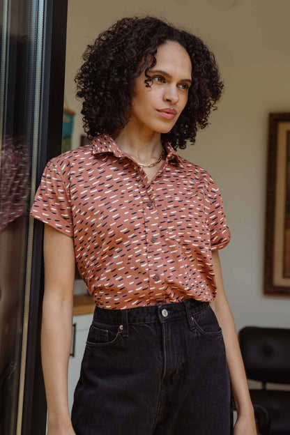 Bea Shirt / Desert Rain