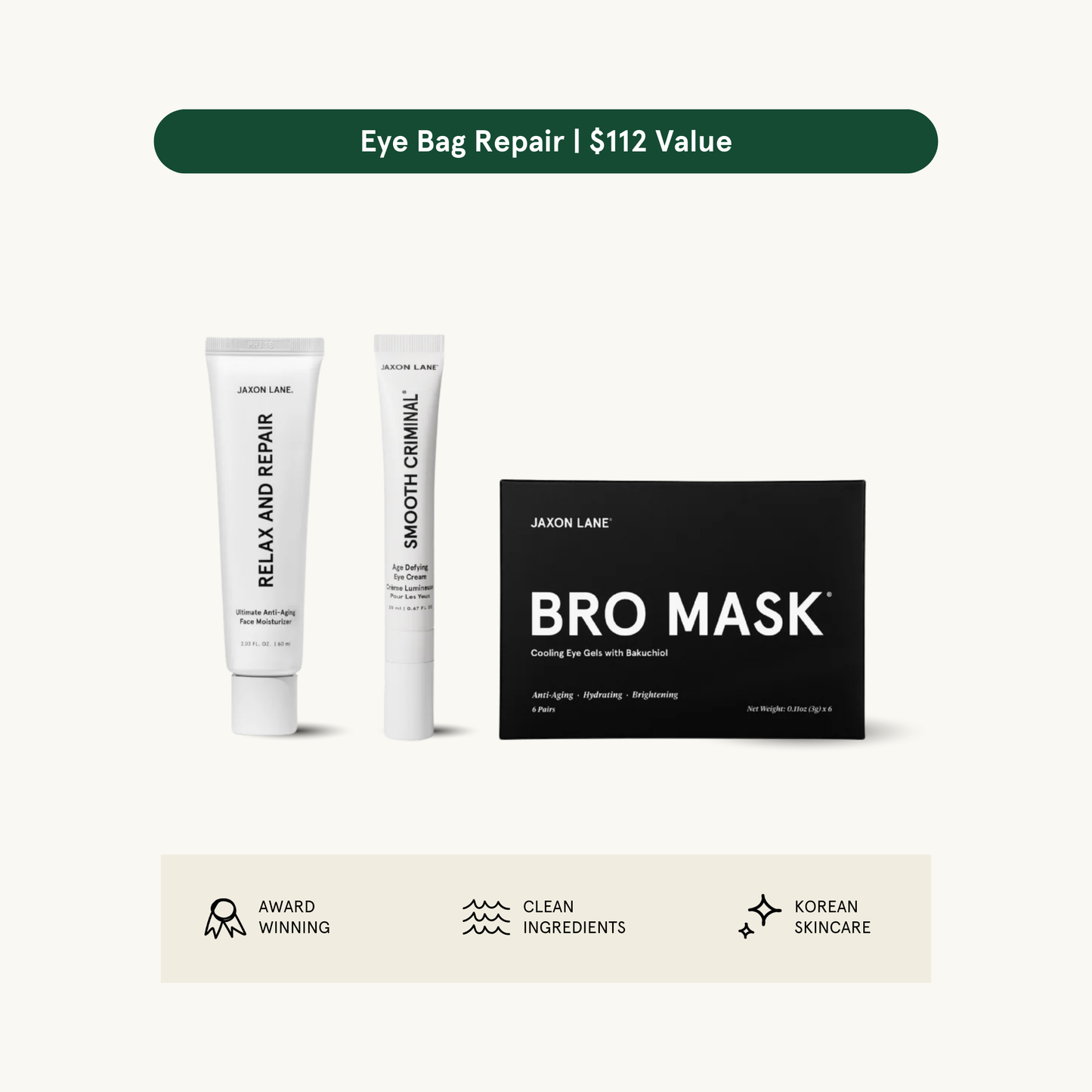 Eye Bag Repair - The "Goodbye Dark Circles!" Set