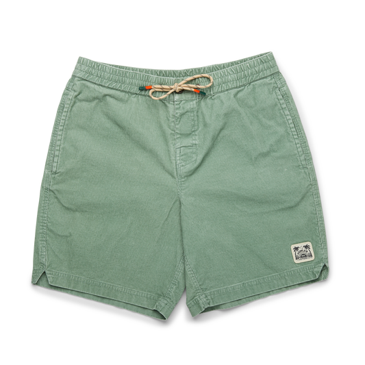 Pressure Drop Cord Shorts - Lichen Green