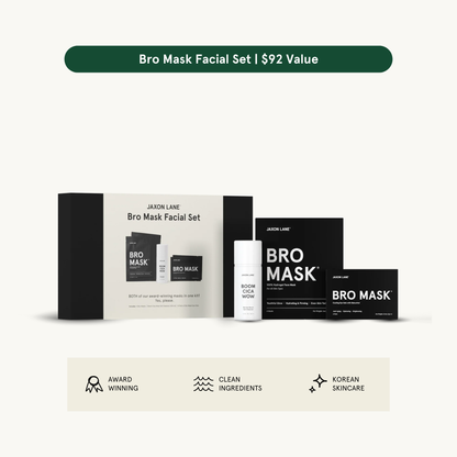 Bro Mask Facial Set - Ready, Set, Glow Gift Box