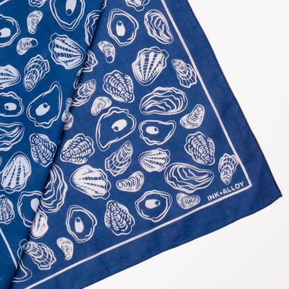 Olivia Square Scarf Oyster Print Wholesale
