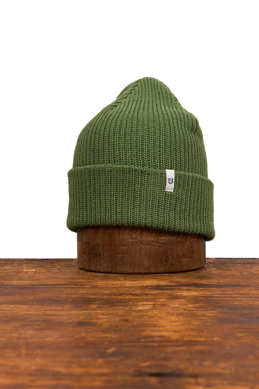 Ulota Moss Green Upcycled Cotton Watchcap