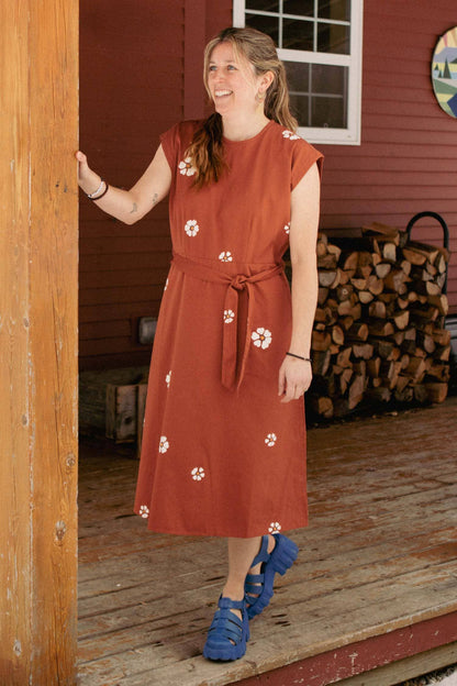 Eloise Dress / Redstone Bloom