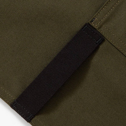 The Essential Kitchen Apron - Olive Green with Black Straps