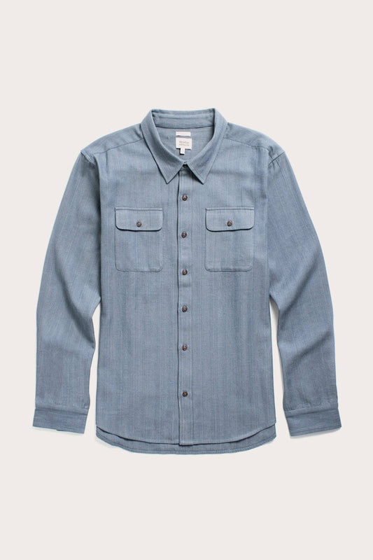 Bedford Shirt / Denim Herringbone