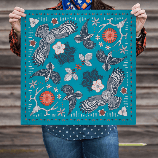 Whitefish Mountain, Flathead Valley, Montana Bandana NEW