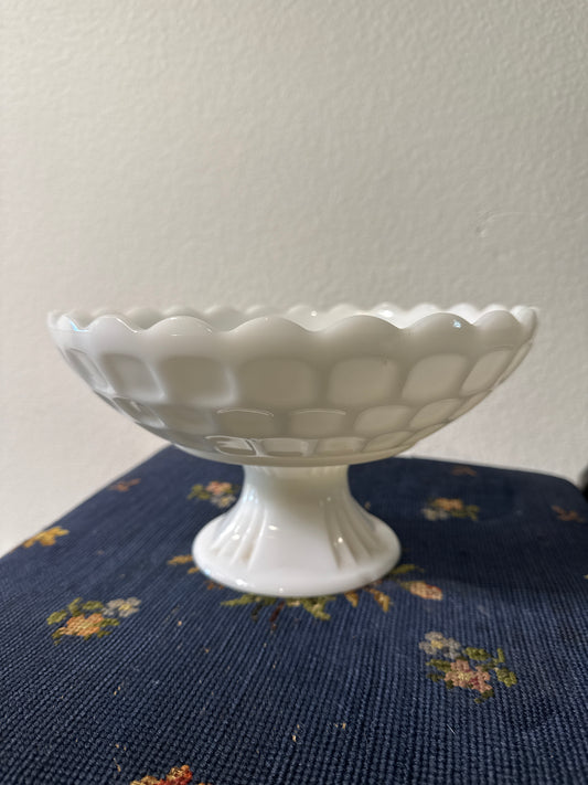 Milk Glass Vessel