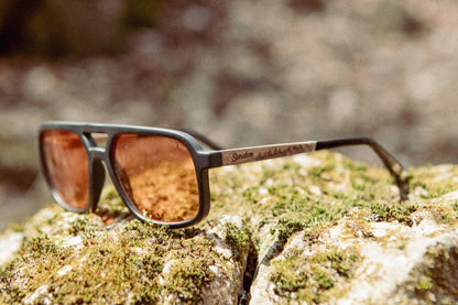 Smokey Bear x CAMP Glacier Sunglasses - Matte Black