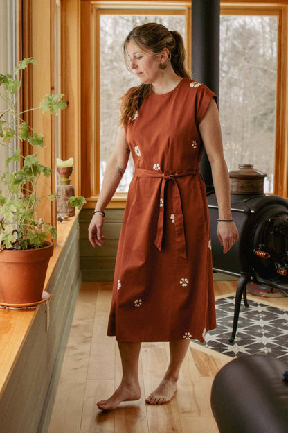 Eloise Dress / Redstone Bloom