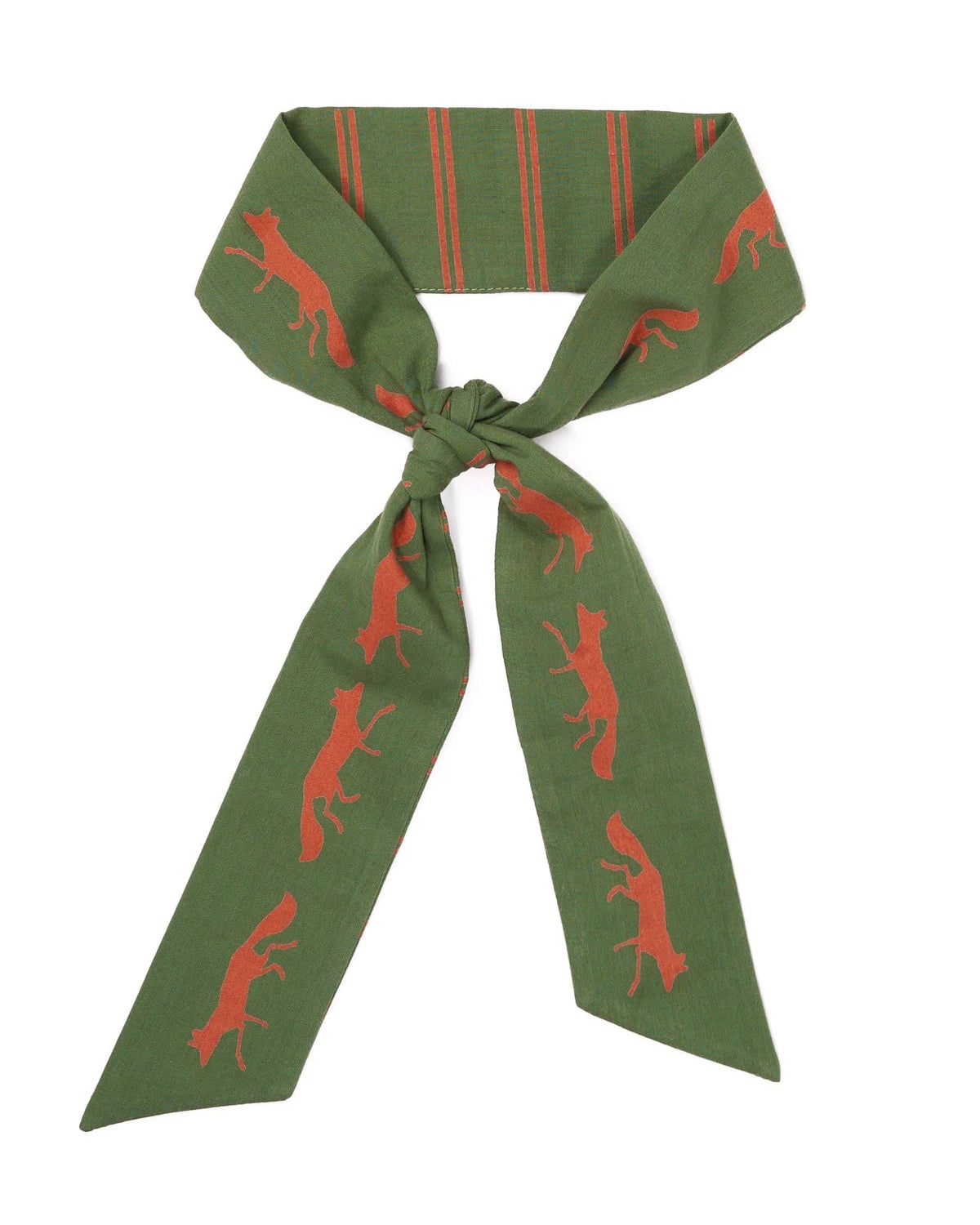 Camile Skinny Scarf Fox Print 36x2