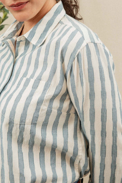 Haley Shirt / Beach Stripe